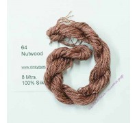 Шёлковое мулине Dinky-Dyes S-064 Nutwood